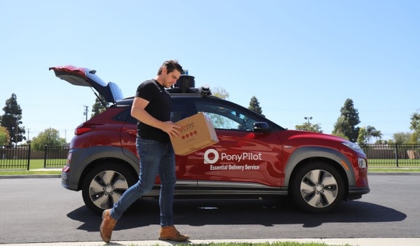 Startup de carro sem motorista lança entregas autônomas na Califórnia