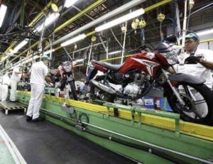 Produção de motocicletas registra alta de 7% em julho