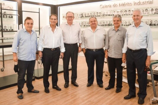 Presidente Ricardo Cavalcante recebe visita do empresário Beto Studart na Casa da Indústria