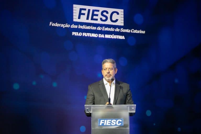 Arthur Lira na Federação das Indústrias do Estado de Santa Catarina (Fiesc)
