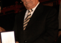Empresário Pedro Freitas quando recebeu a Comenda Edson Queiroz, outogada pelo Sindilojas Fortaleza.