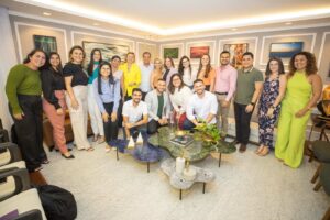 O empresário Beto Studart recebeu na BSPAR membros IBEF Jovem.