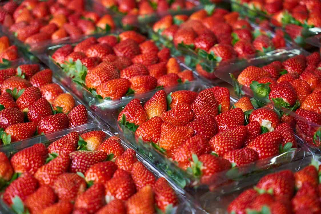 preço do morango