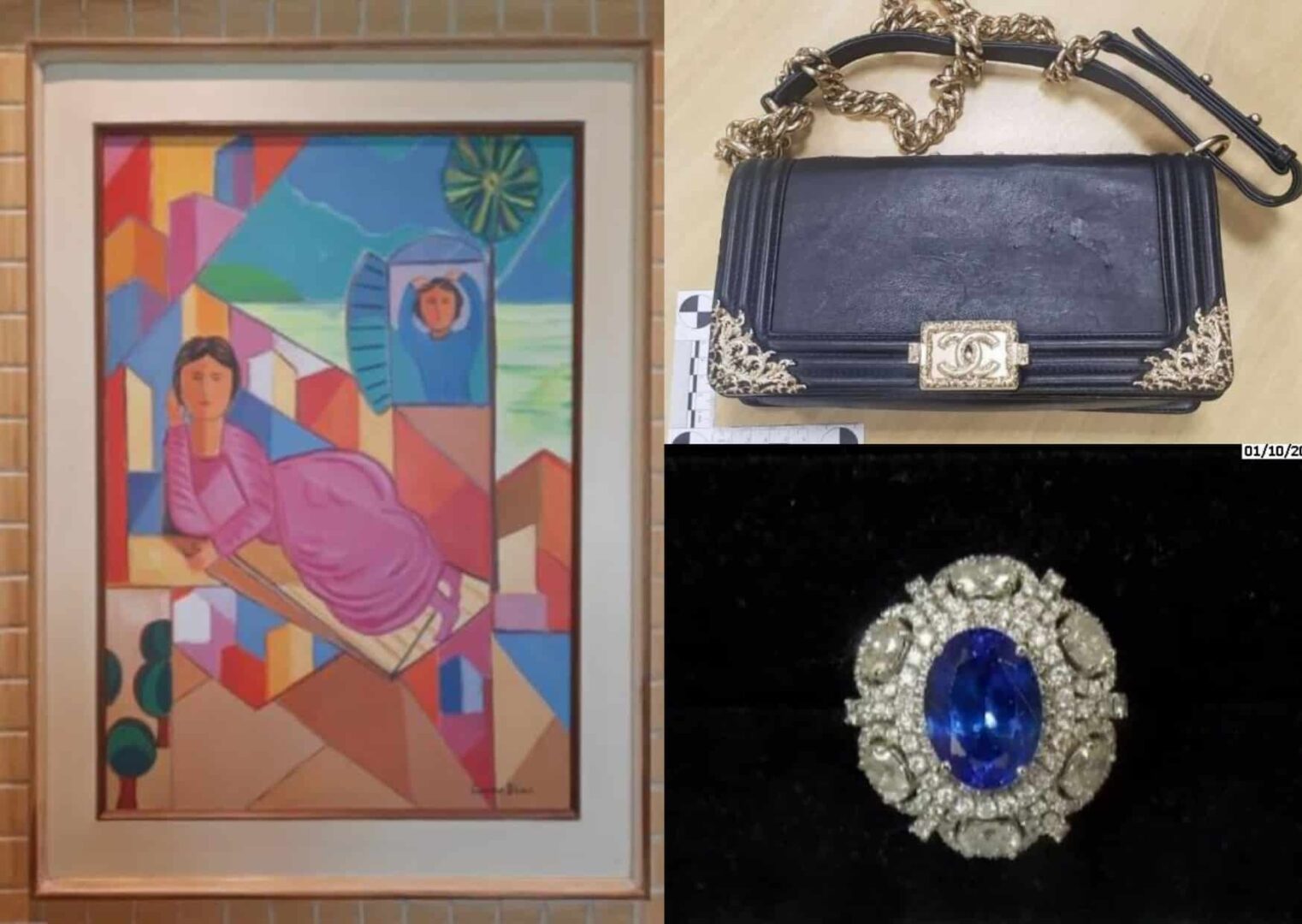 Leilão do Ministério tem diamantes, obras de arte e bolsas de grifes