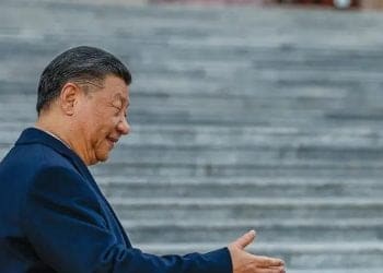 Xi Jinping e CEOs. (Foto: Ricardo Stuckert/PR)