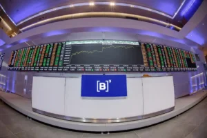 Balção de negociação de ações da Ibovespa/B3
