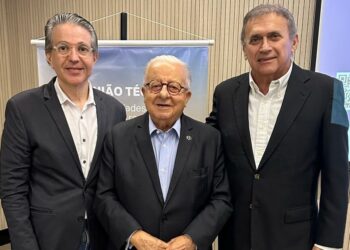 Jackson Pereira Jr., Luiz Lemos Leite e Geldo Machado. (Foto: Renato Villar)