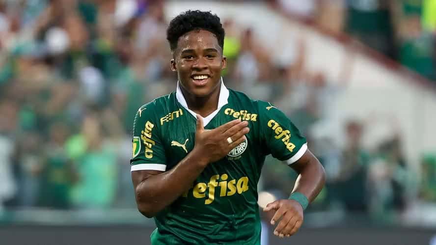 Palmeiras lucra a cada gol de Endrick. (Foto: Fabio Menotti/Palmeiras)