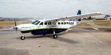 Voos de Jacarepaguá para BH e Campinas serão operados pela Cessna Gran Caravan. (Foto: Divulgação/Azul)