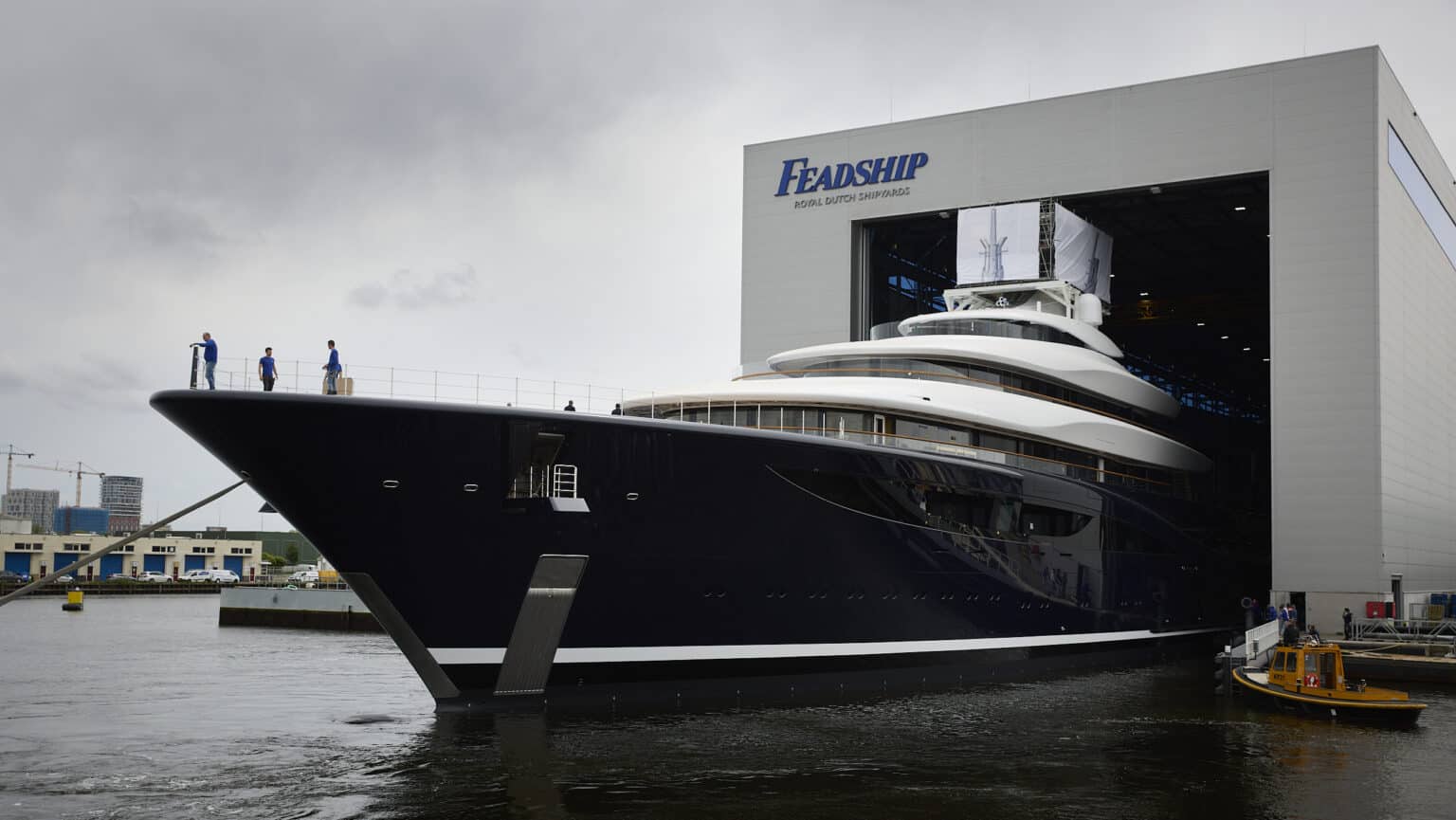 Conheça o primeiro superiate movido a hidrogênio. (Foto: Feadship/Reprodução)