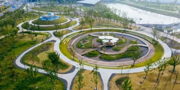 Entenda o conceito de 'cidades-esponja'. (Imagem: Divulgação/China Daily)