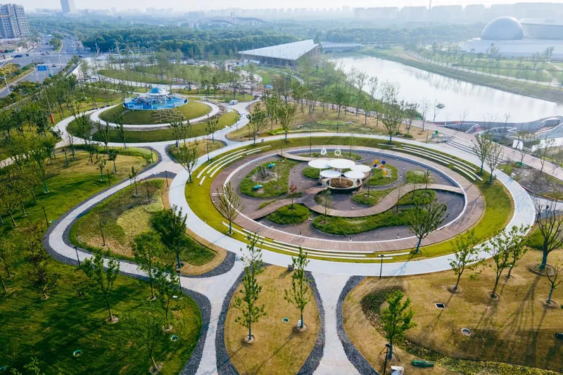 Entenda o conceito de 'cidades-esponja'. (Imagem: Divulgação/China Daily)