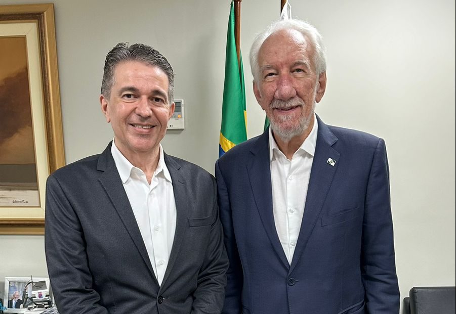 Darci Piana recebeu Jackson Pereira Jr., que tratou de dados econômicos do Paraná.