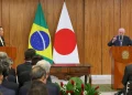 Lula e Premiê Japonês discutem exportação de carne brasileira. (Foto: Antonio Cruz/ Agência Brasil)