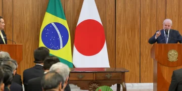 Lula e Premiê Japonês discutem exportação de carne brasileira. (Foto: Antonio Cruz/ Agência Brasil)