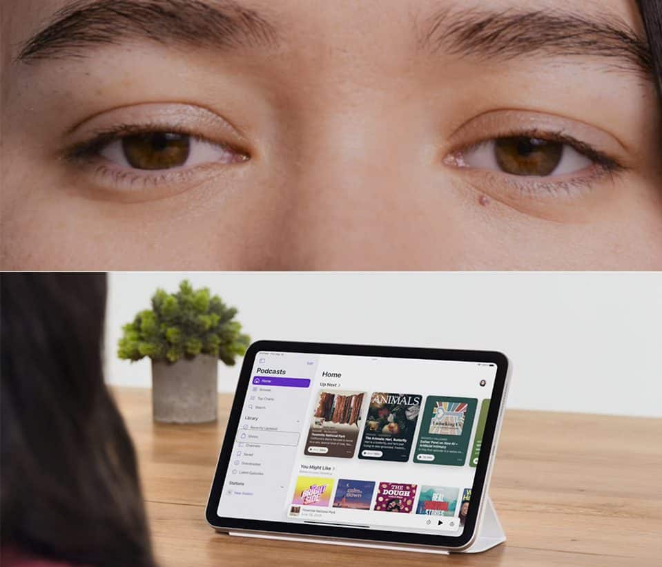 Apple vai lançar recurso para controlar iPhone com os olhos