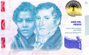 Com heroína negra, conheça a nova nota de 10 mil pesos da Argentina