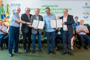 Acordo firmado para a criar do ITA e do Instituto de Ciência e Tecnologia na Base Aérea de Fortaleza.