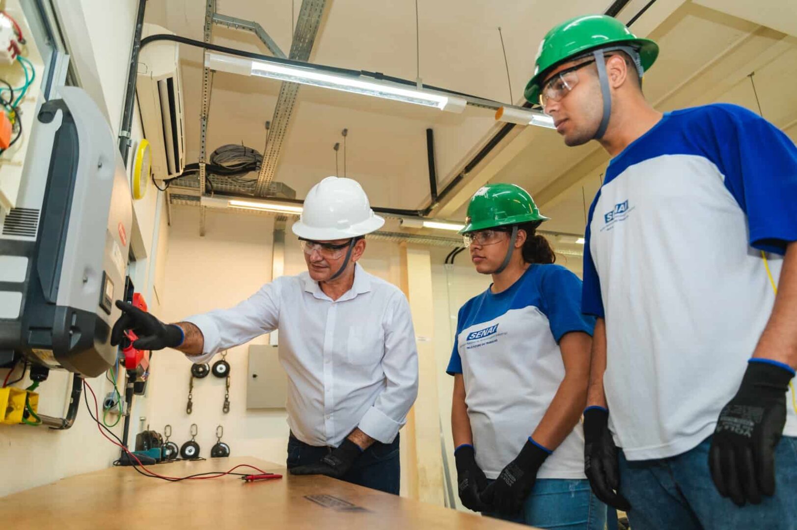 Gestão escolar do SENAI Ceará. (Foto: Laura Guerreiro/FIEC)