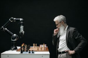 A adoção de IA na liderança empresarial é uma tendência crescente.