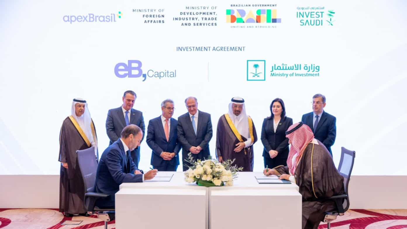 Memorando de entendimento assinado entre iniciativas privadas e a Arábia Saudita. (Foto: Divulgação)