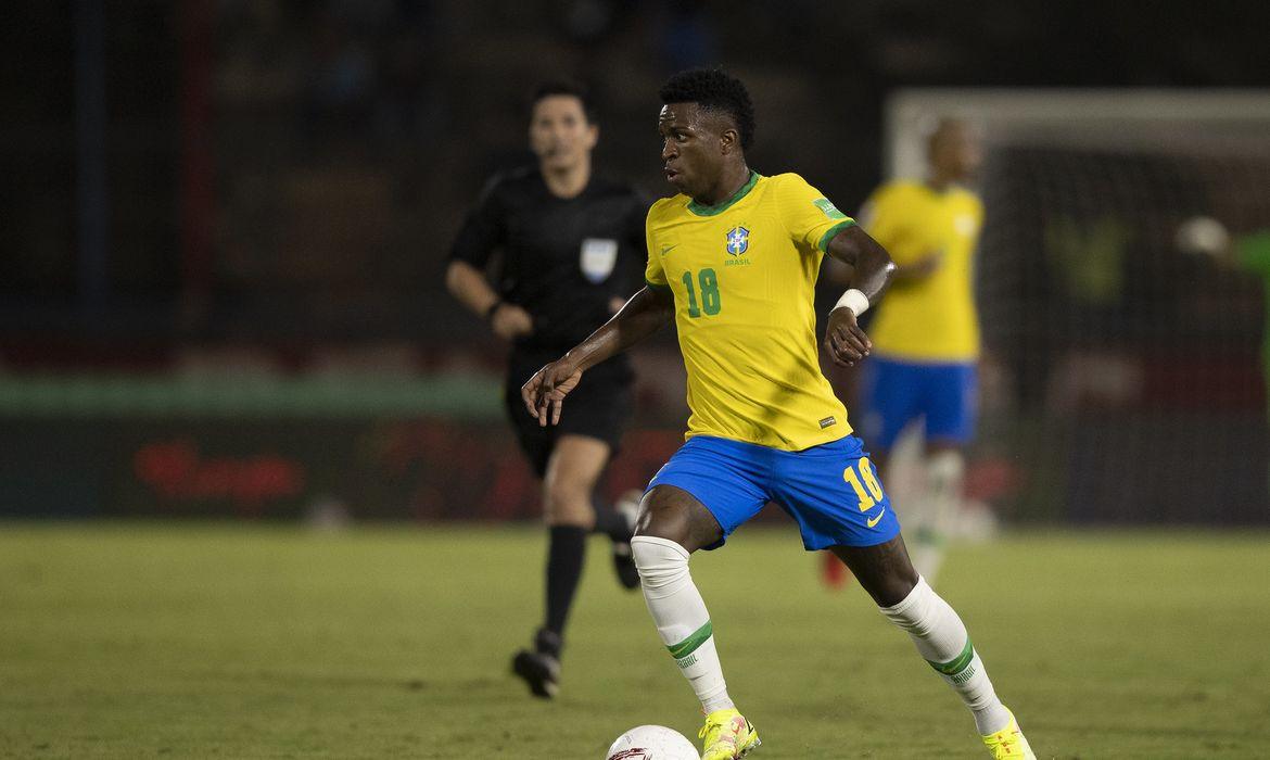Vini Jr. se destaca como um dos jogadores mais lucrativos do torneio. (Foto: Lucas Figueiredo/CBF)