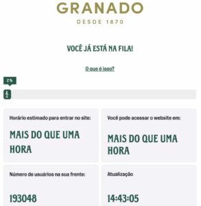 Assim era a fila da Granado que gerou insatisfação nos consumidores. (Foto: Divulgação)