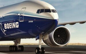 Entregas de aviões Boeing.