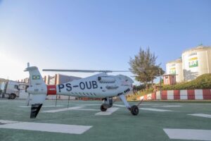 Drone da Petrobras aposta em segurança, logística e descarbonização. (Foto: Cezar Fernandes/Agência Petrobras)