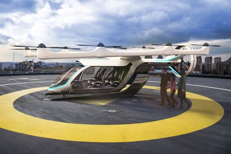 Eve Air Mobility enfrenta 'tempestade benéfica' no objetivo de construir carros voadores. (Foto: Divulgação/eVTOL News)
