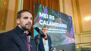 Governo estadual anuncia pacote para negócios atingidos pelas enchentes no Rio Grande do Sul. (Foto: Maurício Tonetto/Secom)