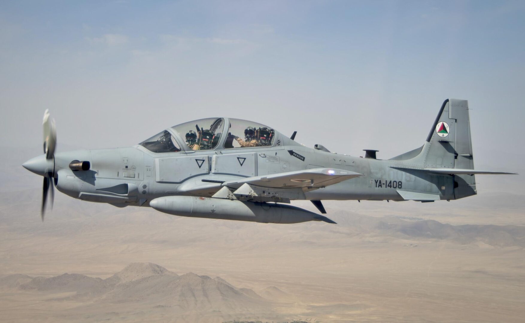 A-29 Super Tucano da Embraer. (Foto: Divulgação/Wikipedia)