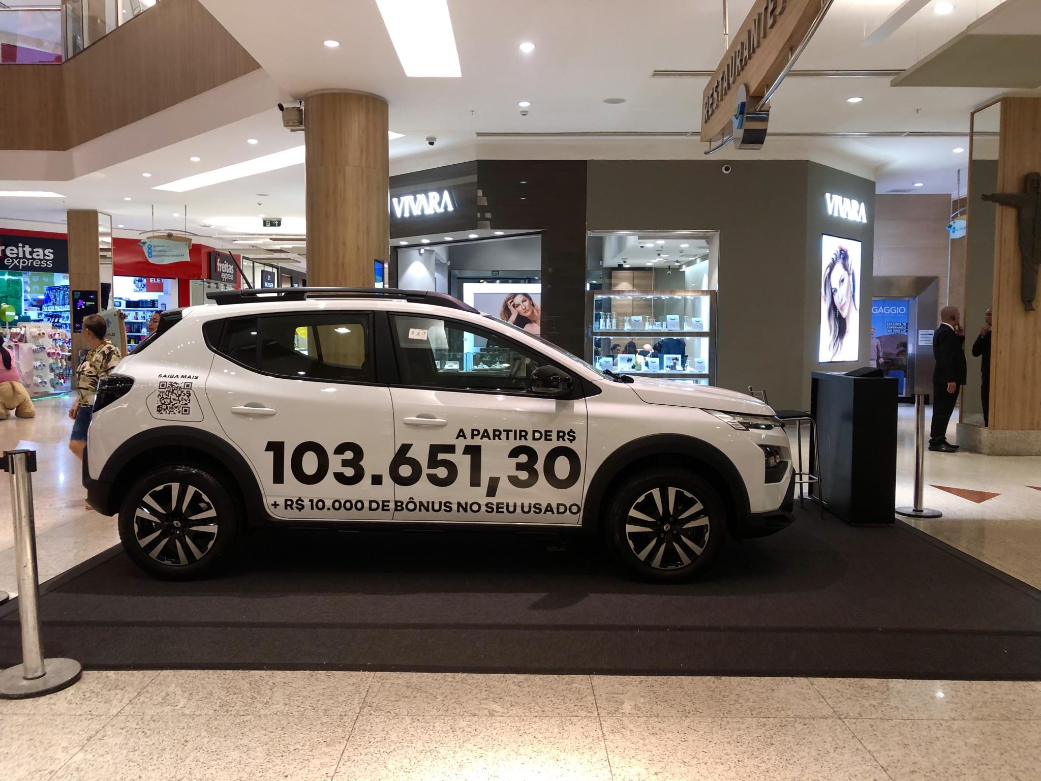 SUV Renault Kardian em exibição no Riomar Kennedy em Fortaleza