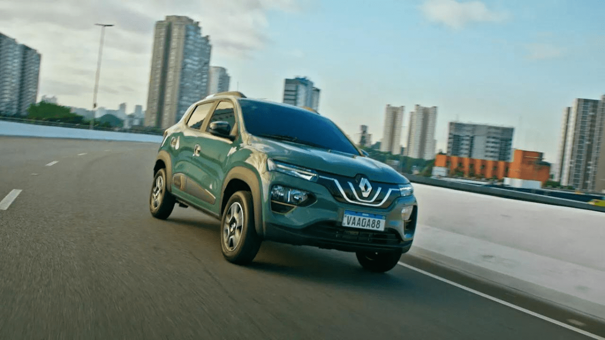 1. Renault Kwid E-Tech - Carros elétricos mais baratos do Brasil