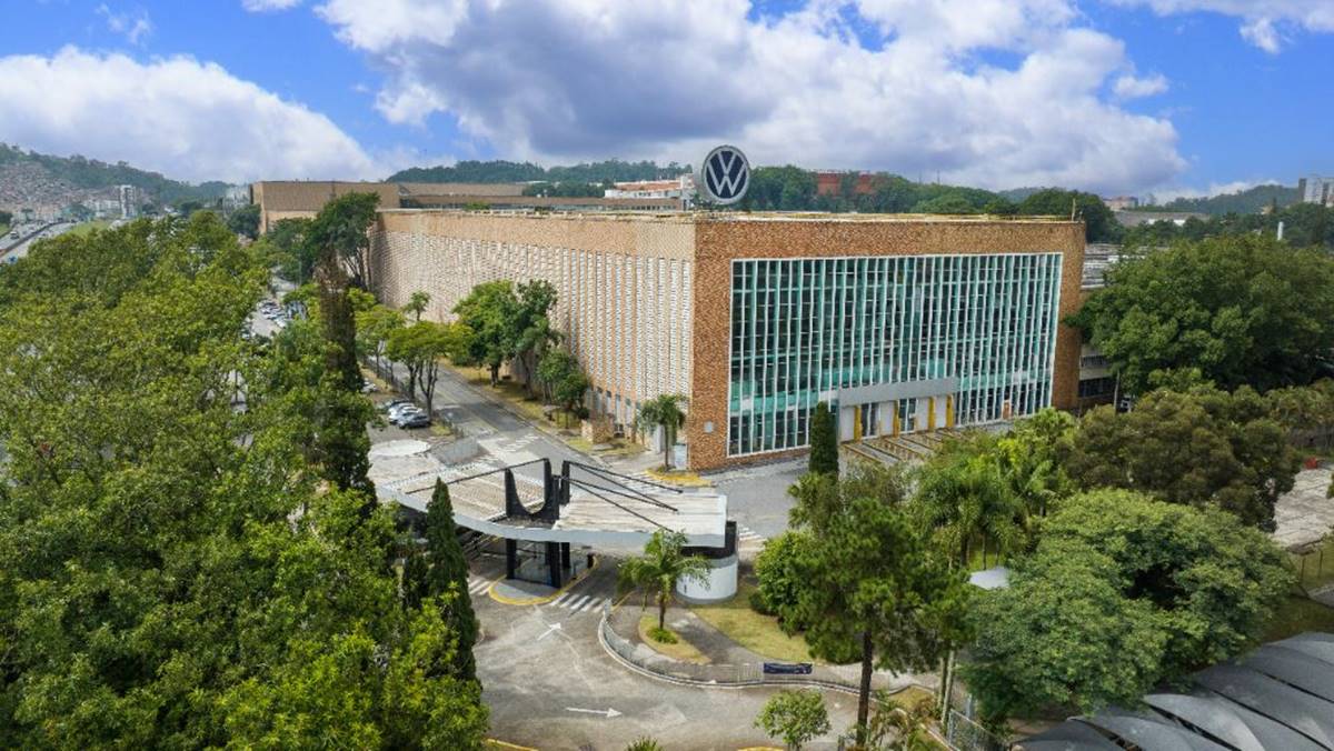Fábrica da Volkswagen em São Bernardo do Campo. em São Paulo