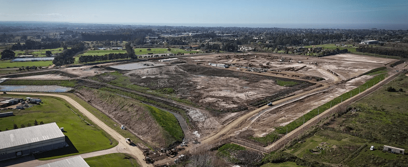 Terreno em Canelones, Uruguai, que irá abrigar novo data center do Google. (Foto: Divulgação)
