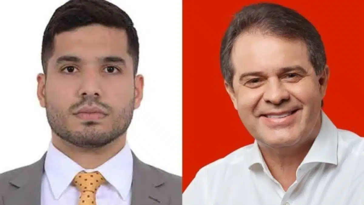 Candidatos à prefeitura de Fortaleza, André Fernandes (PL) e Evandro Leitão (PT).