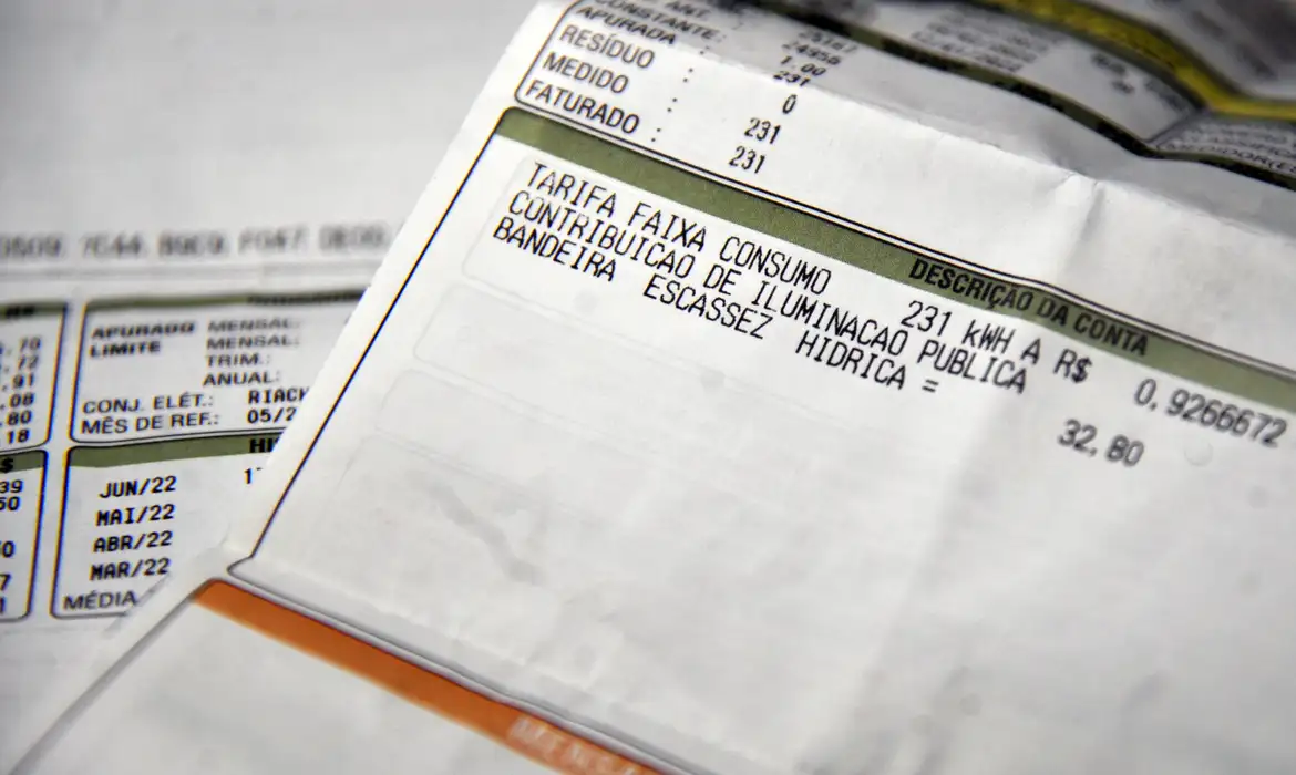 Conta de luz - energia elétrica