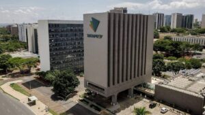 Prédío da empresa Dataprev, uma das estatais federais que contribui para o déficit registrado em 2024
