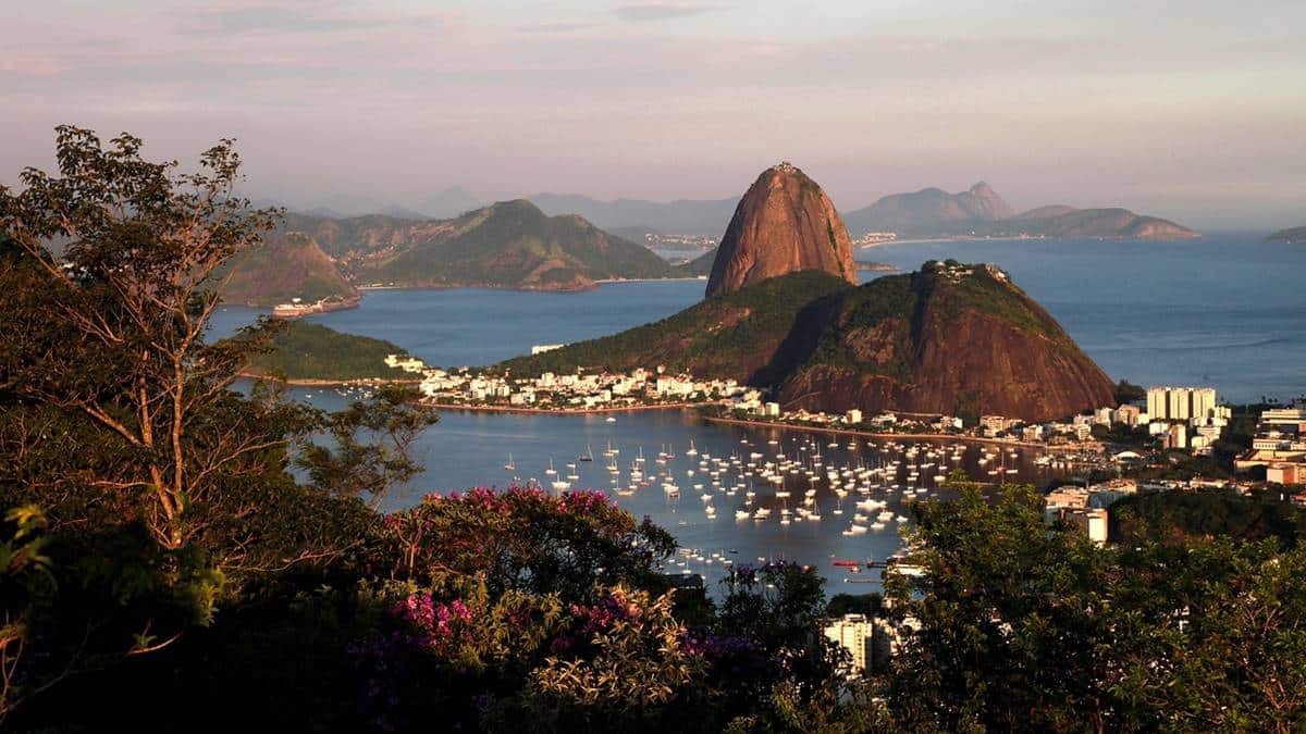 Vista aérea do Morro do Pão de Açucar, na cidade do Rio de Janeiro. A cidade receberá o G20, que trará impacto financeiro para cidade carioca