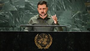 Presidente de Ucrânia não cede território e pede apoio à OTAN