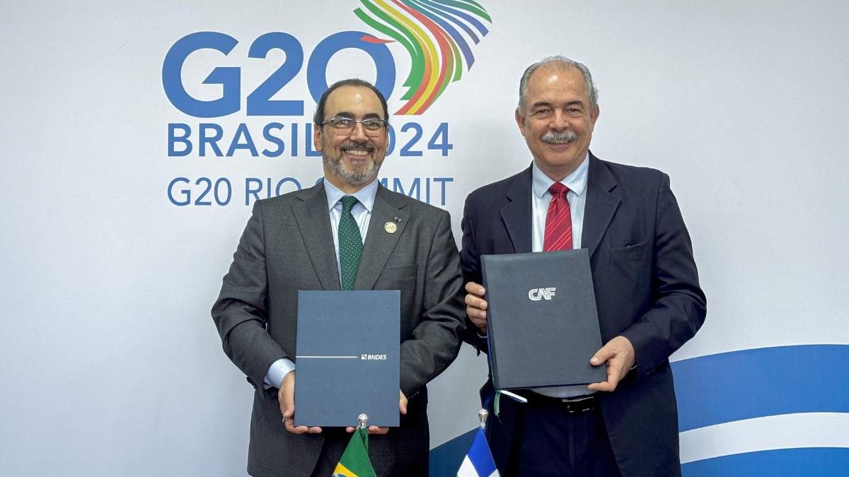 BNDES e CAF firmam contrato de R$ 2,7 bi para projetos sustentáveis no Brasil, com foco em economia verde e reindustrialização.