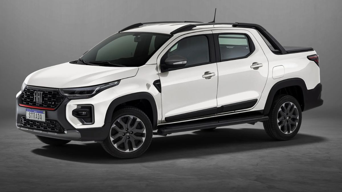 Imagem do veículo Fiat Strada para ilustrar a matéria jornalística sobre os carros mais vendidos no Brasil em 2024.