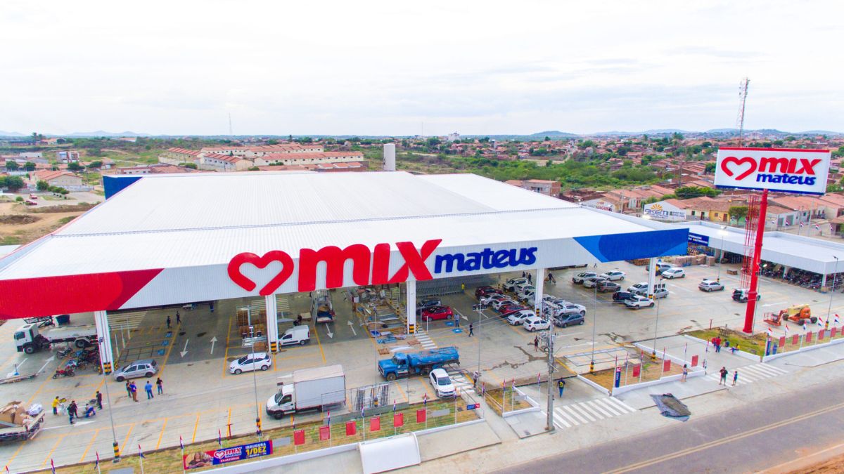 Imagem de um supermercado do Grupo Mateus. A imagem é para ilustrar uma matéria jornalística sobre o balanço financeiro do Grupo Mateus no terceiro trimestre de 2024.