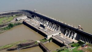 Imagem da Barragem de Itaipu para ilustrar uma matéria jornalística sobre o Bônus de Itaipu
