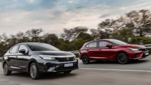 Foto dos modelos do Honda New City 2025