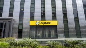 Foto da fachada da sede da Pagbank, em São Paulo, que comemora lucro no 3T24.
