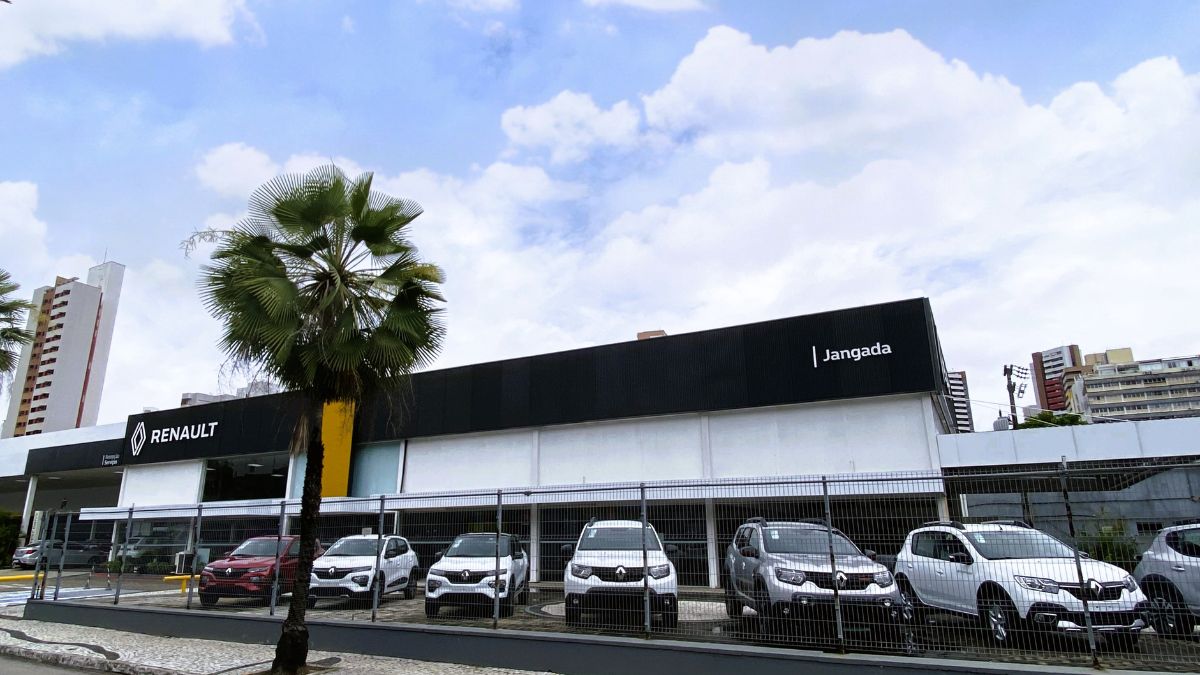 Imagem da fachada da Renault para ilustrar uma matéria sobre o Renault Kardian