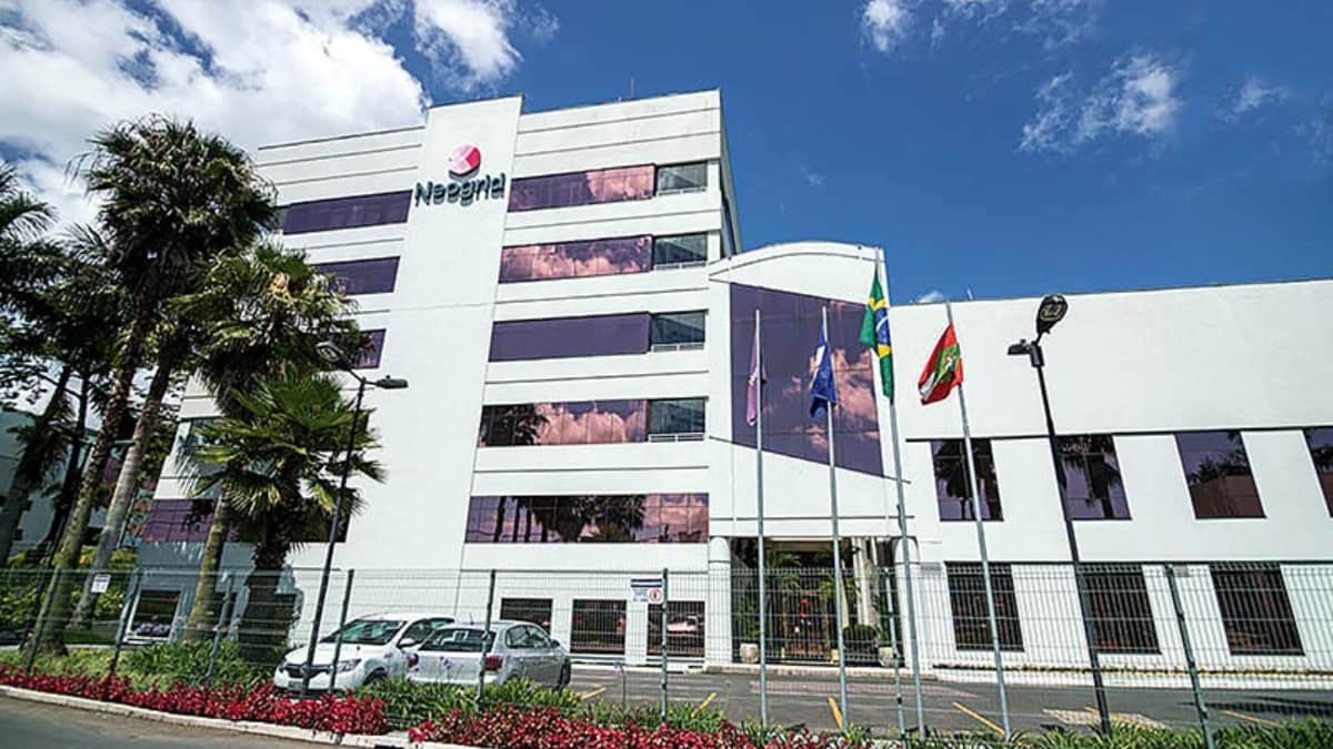 Imagem da Sede da Neogrid, que divulgou resultados financeiros negativos.