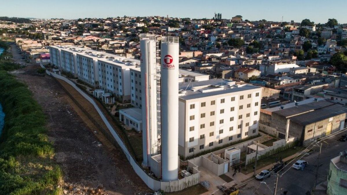 Foto aérea de condomínio de apartamentos da Tenda Construtora, que anunciou emissão de debêntures para investidores